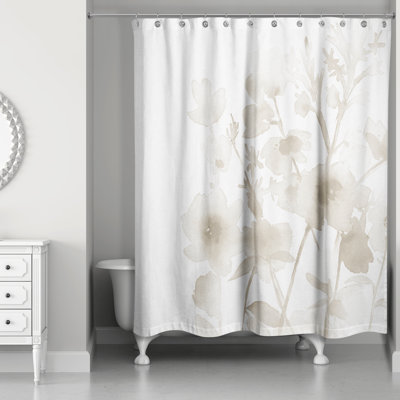 Gutowski Floral Single Shower Curtain