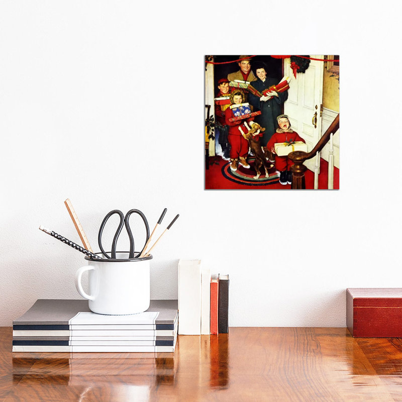 Norman Rockwell - Print on Canvas, 45.72 cm H x 45.72 cm W x 1.91 cm D, Wrapped Canvas