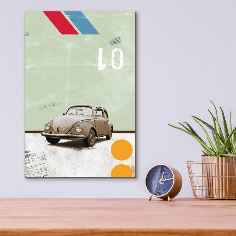 " The Beetle " by Elo Marc, 16" H x 12" W x 0.13" D