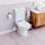 Slimline Soft Close Toilet Seat, Flexi-Fix Adjustable Hinges (Orta)