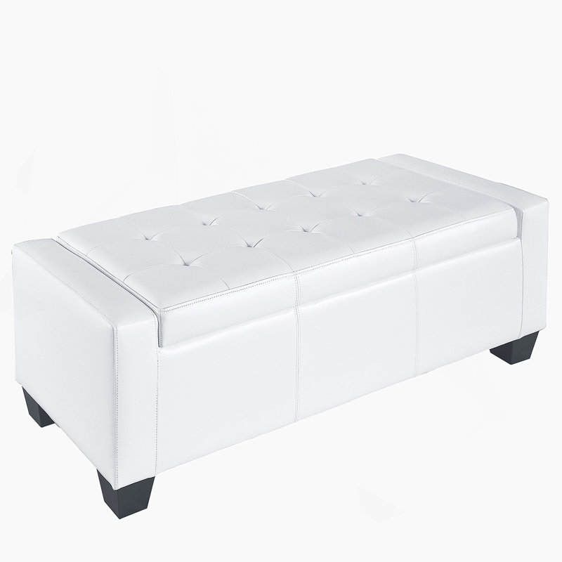 Rectangular Bench, Tufted Bench With Storage