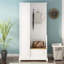 Hall Tree with Flip-Up Bench, Cabinet with Adjustable Shelves