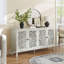 Buffet antique 60 "avec sculptures florales-880638749