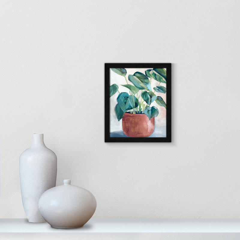 House Plant " House Plant " by Alex Black, Black, 15" H x 13" W x 0.75" D