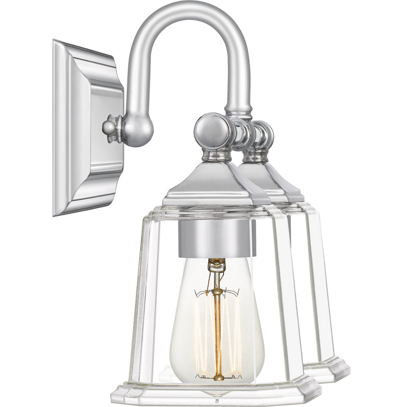 Éclairage pour meuble-lavabo à intensité variable à 2 lumières, Chrome poli