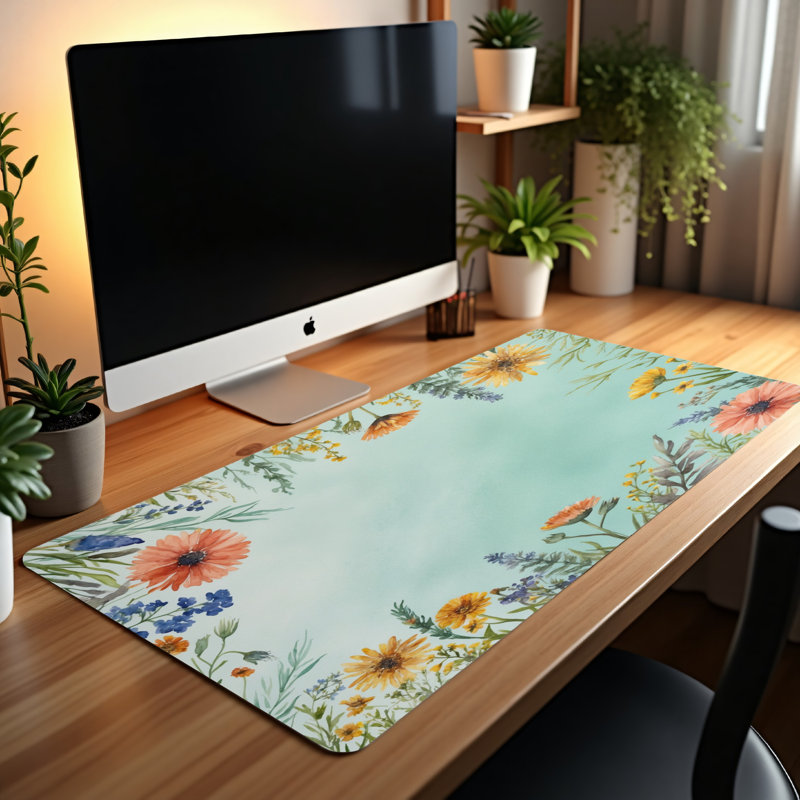 Polyester Desk Pad, 31.5x15.5