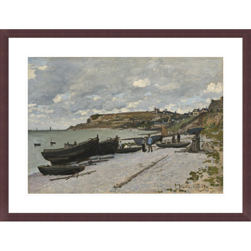 «Sainte-Adresse» par Claude Monet, impression giclée encadrée, H 22,59 po x l 29,5 po