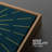 Sun Mountain Range " Shining Sun Over Gold Blue Granite " 2 - Pieces