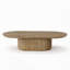 Table basse moderne à piédestal moderne