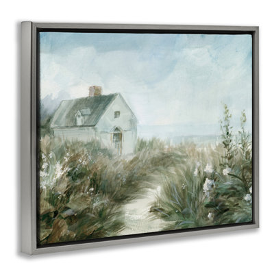 Cadre flottant Windswept Cottage par Sea, par Danhui Nai