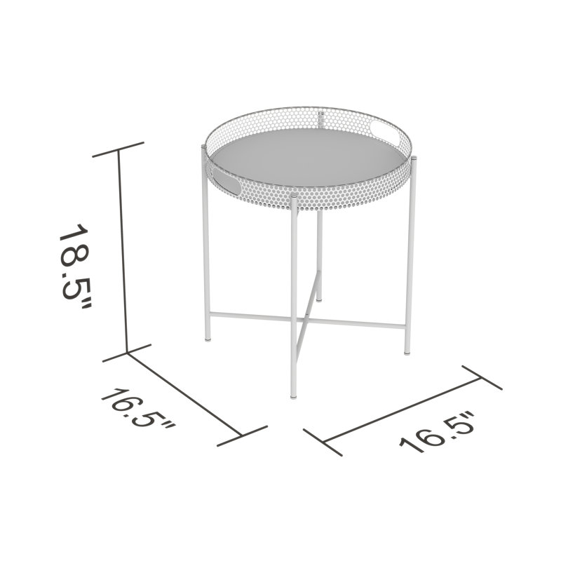 Table d'appoint. Table de bout salon. Table de chevet ou table de chevet. Petite table d'entrée dorée avec miroir