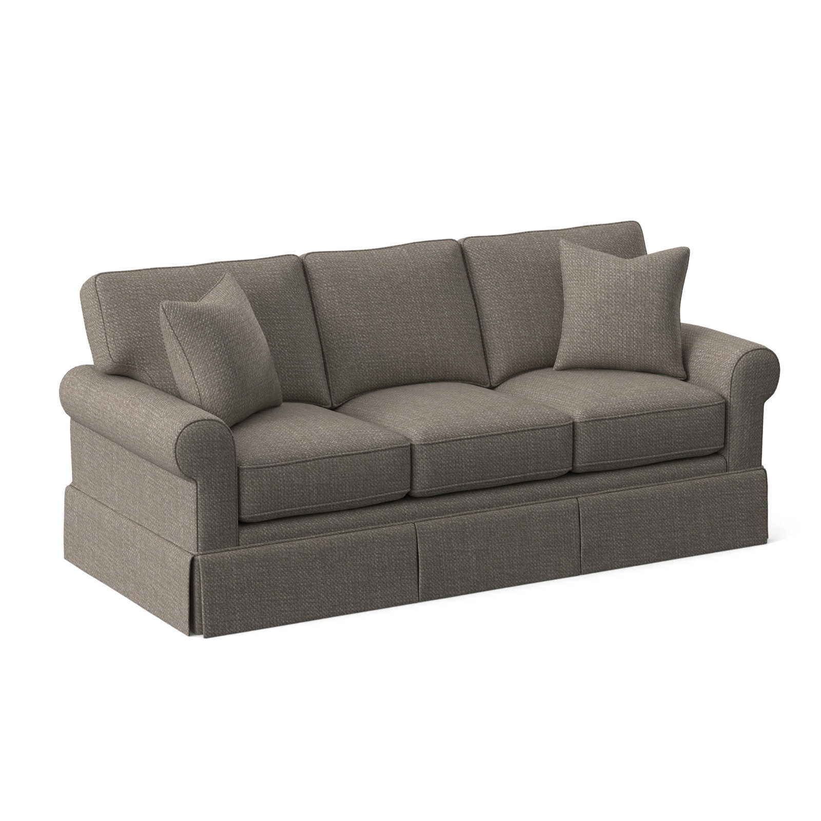 Benton 86'' Upholstered Sofa, Stone Crypton Performance; 0884-83