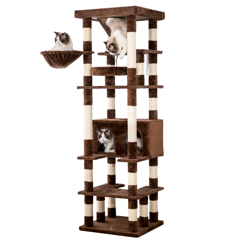 Grand arbre à chat 75 "Amariani, Brun