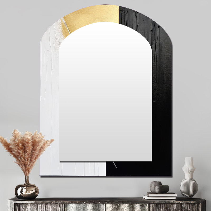 Minimal Joy In Black And Gold IV, 43 po x 33 po