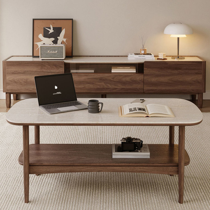 Table de bout Rock Slab, H 17,32 po x L 47,24 po x l 22,04 po