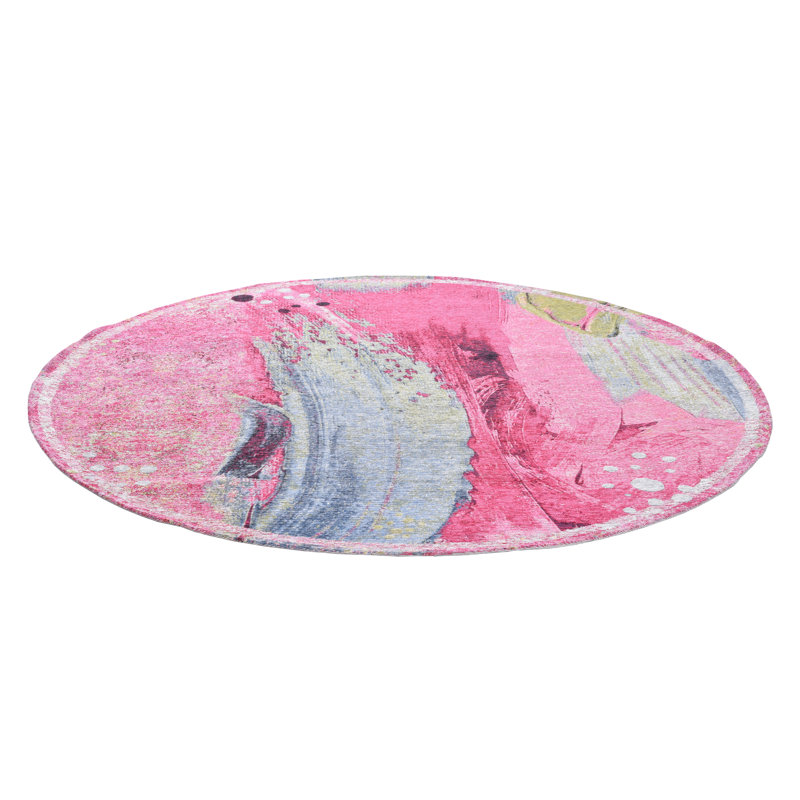 Teppich Cosima in Rosa, Round 160cm