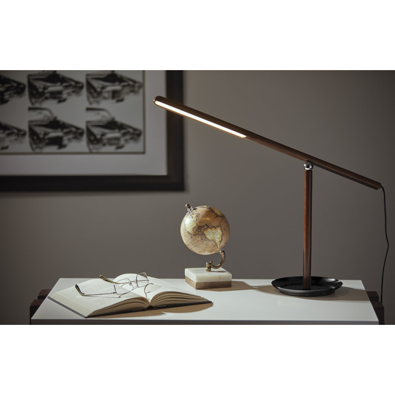 Dris Adjustable Desk Lamp, Walnut