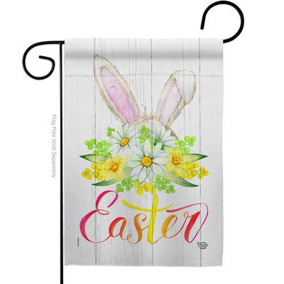 Double Sided Polyester Easter Garden Flag