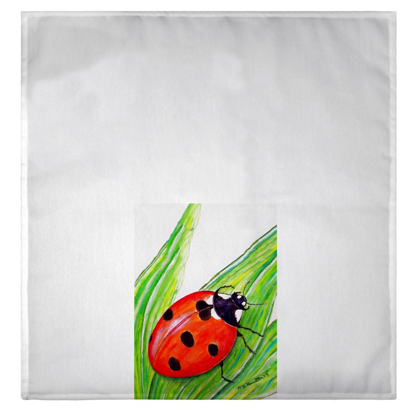 Serviette d’invité coccinelle Garden