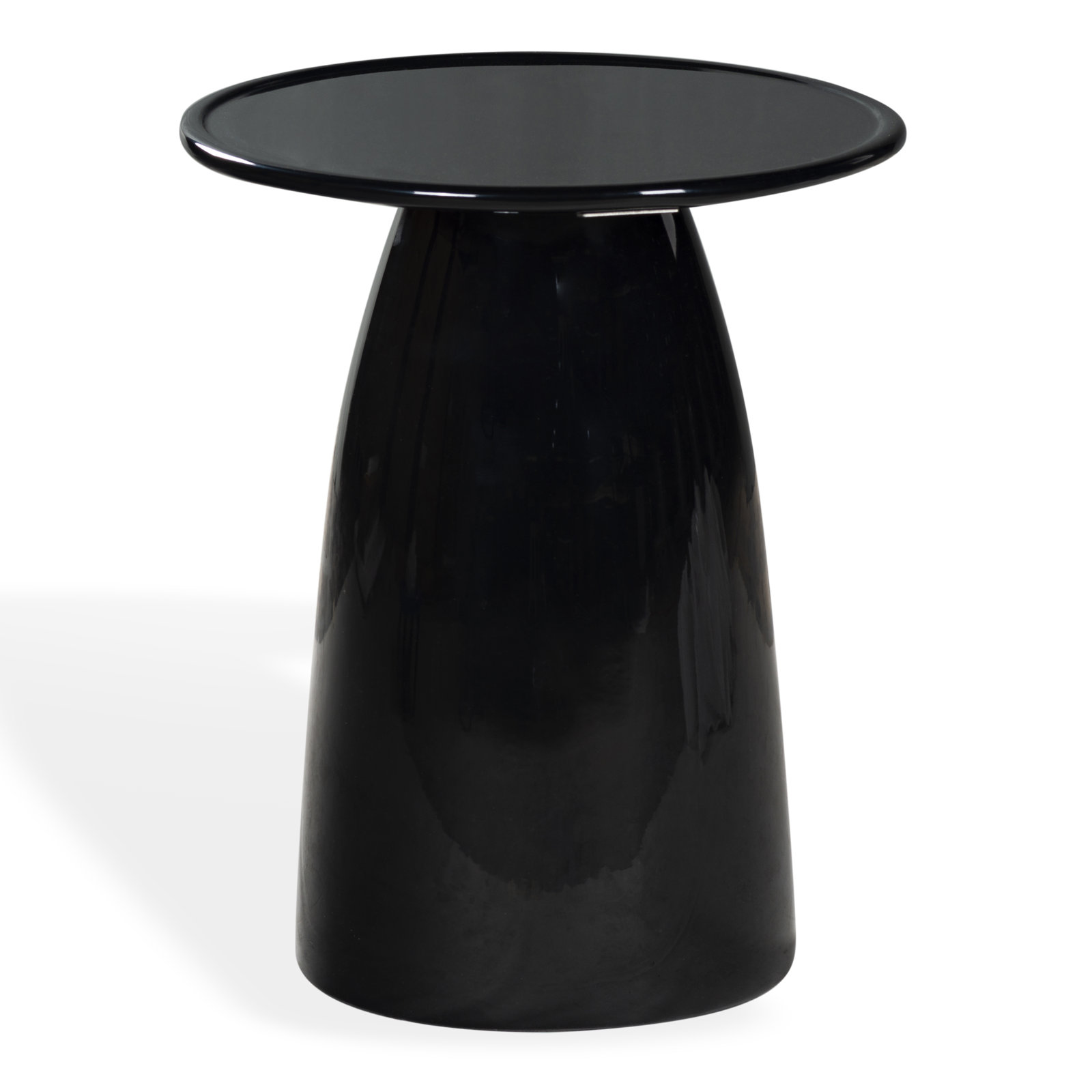 Stephan Concrete Accent Table, Black