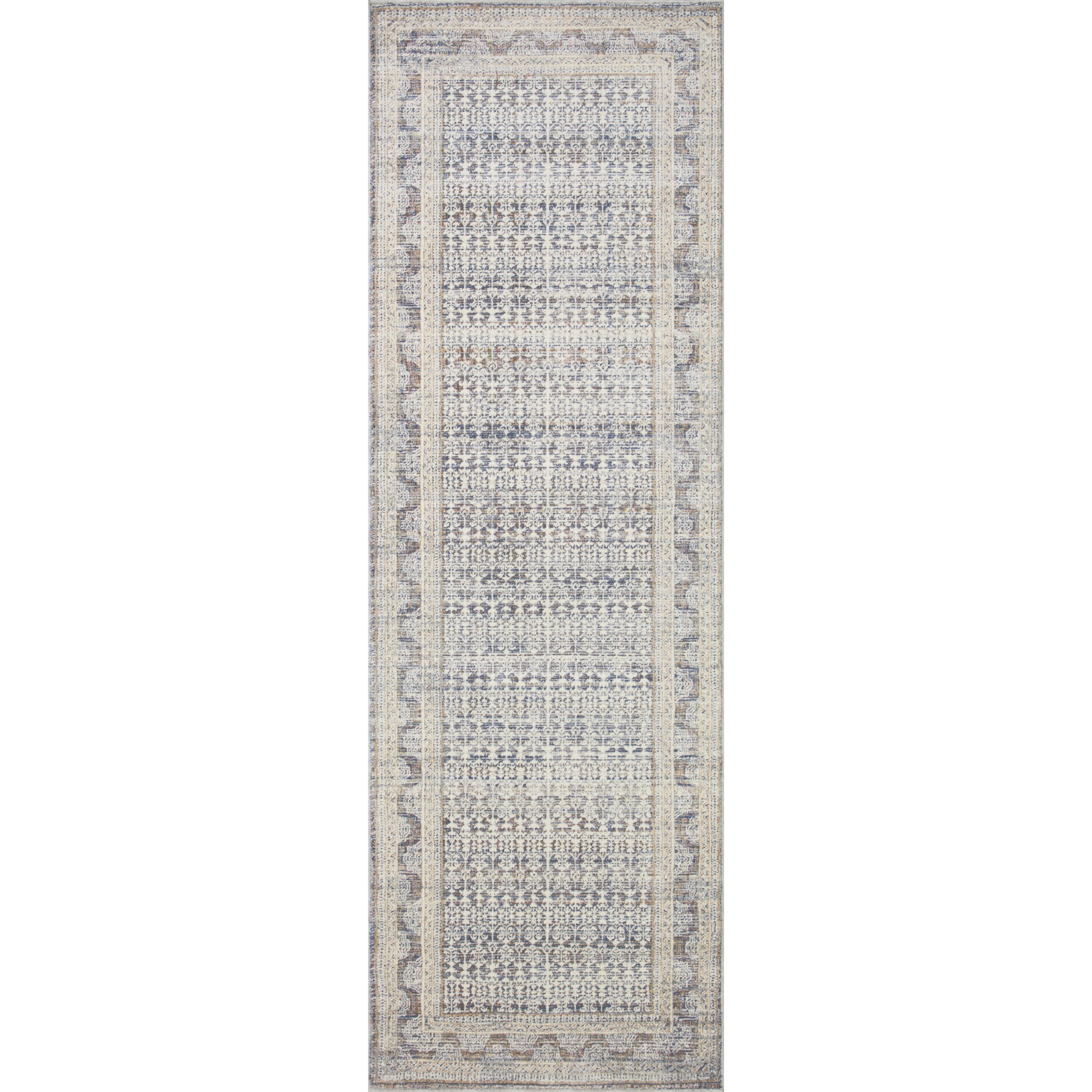 Amber Lewis x Loloi Zuma Ocean / Multi Area Rug, Runner 2'7" x 10'