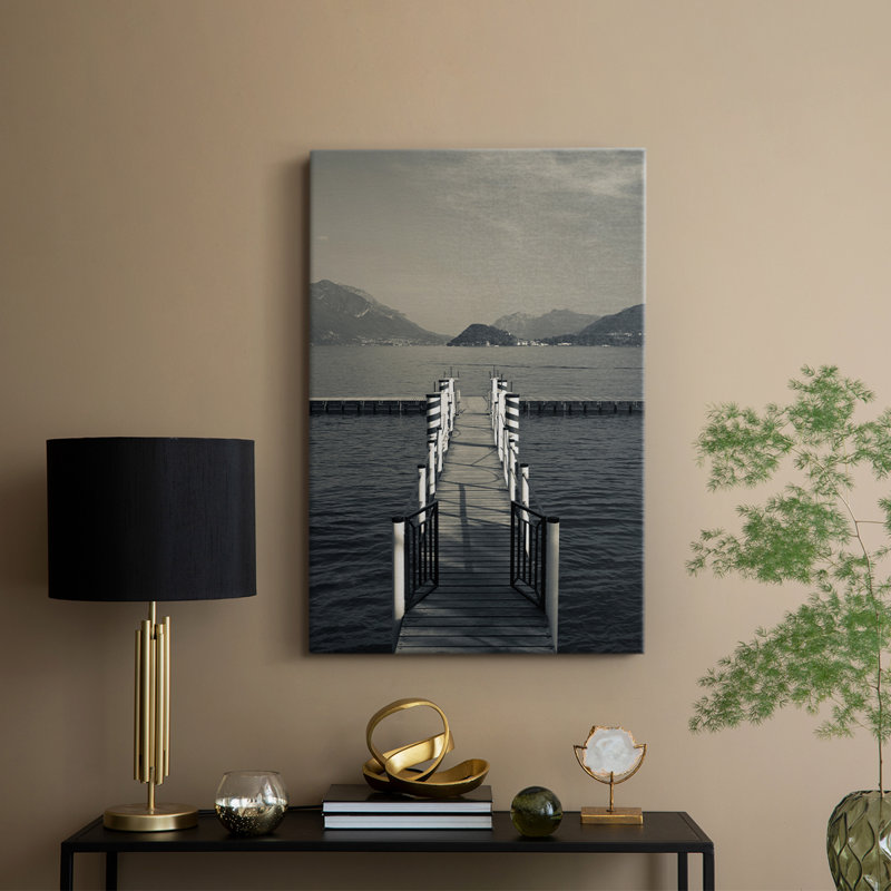 Dock View -Gallery Wrapped Cavas, 12" H x 8" W