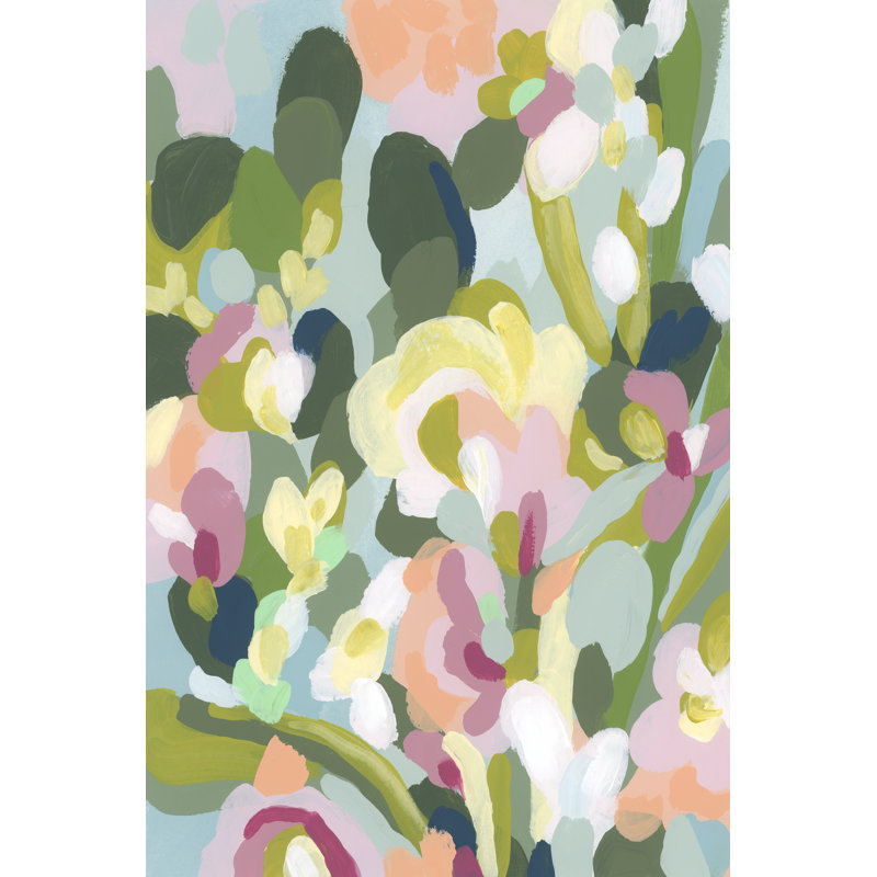 Erza Dew Drop Flowers II par June Erica Vess, H 18 po x l 12 po