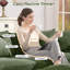 Canapé modulaire en L 130 po surdimensionné en forme de L, tissu velours côtelé doux, avec siège profond et accoudoirs larges Conception ergonomique 9 coussins Assemblage facile, pour le salon, la chambre à coucher, vert-1105439287