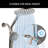 Dual Handheld Shower Head Combo, 8 Inch Rainfall Shower Head And 10 Modes High Pressure Hand Held Showerhead-124599044