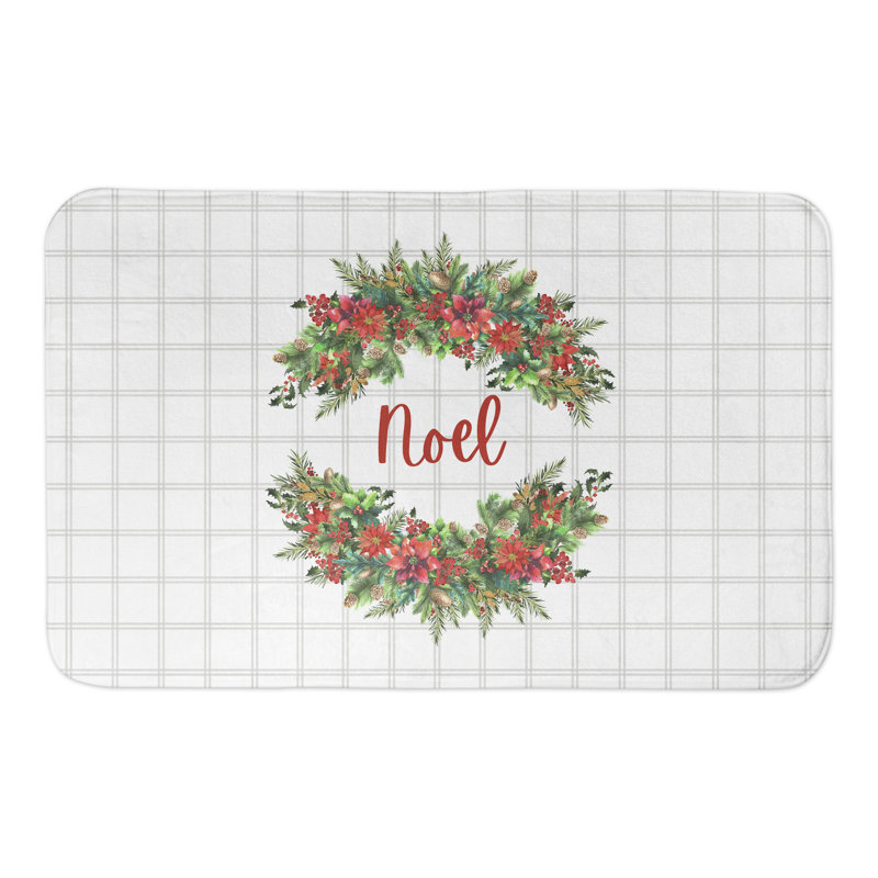 Tapis de bain Devlen Noel Holly