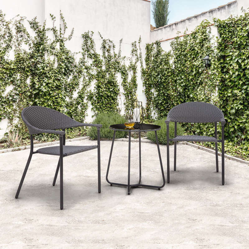 Ensemble bistro long en fer 19,3 po Newbill