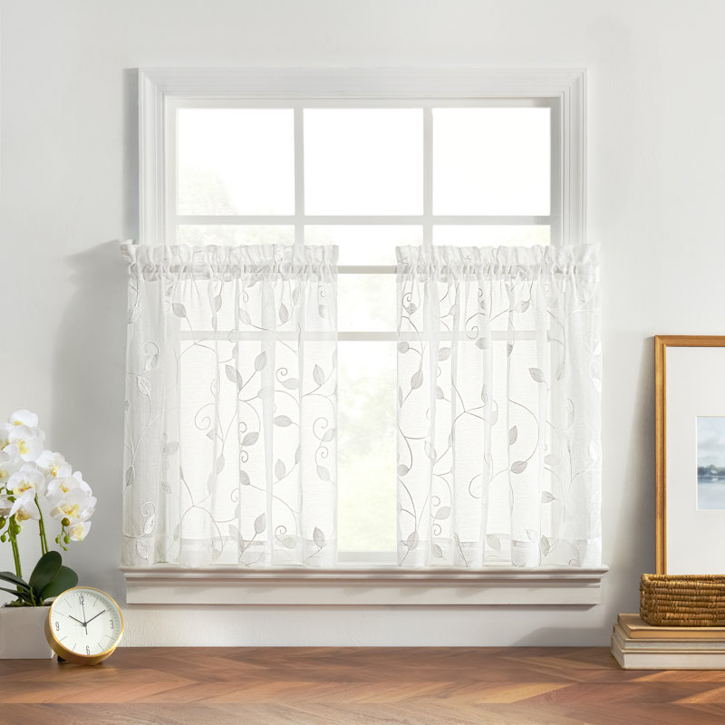 Chatham Sheer Tailored Tiers, 76" x 36"