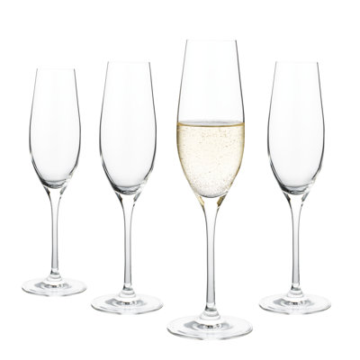 Ensemble de 4 verres à vin mousseux Galateo
