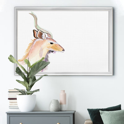 «Sunset Safari IX», impression sur toile encadrée
