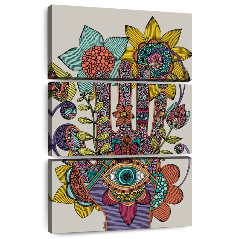 Adella Hamsa Eye, H 38 po x l 24 po