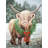 Highland Christmas Cow Print On Canvas-98693886