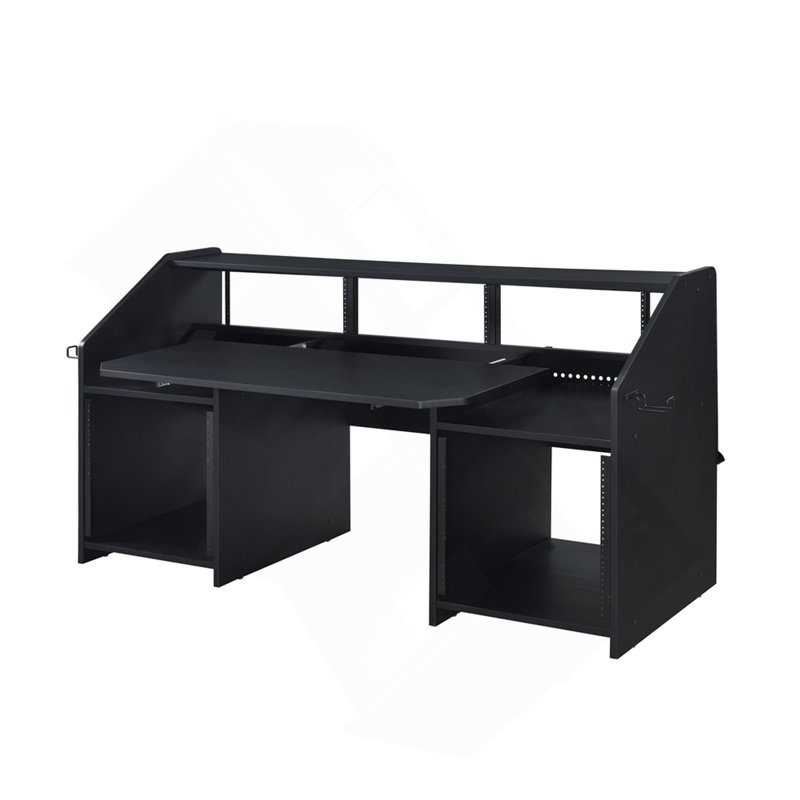 Bureau de musique à finition noire