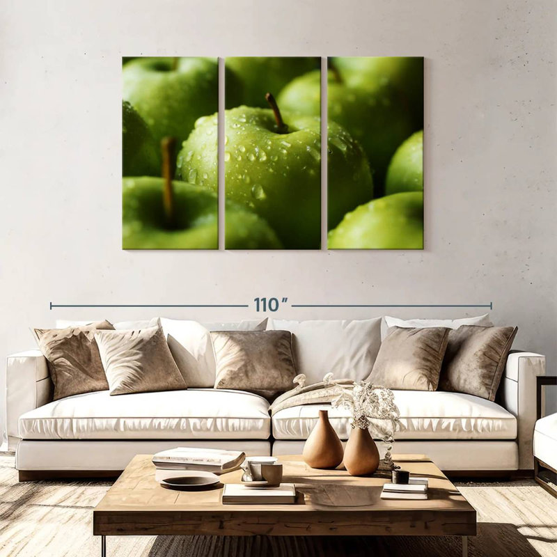 Yarlin Granny Smith Apples, 48" H x 74" W