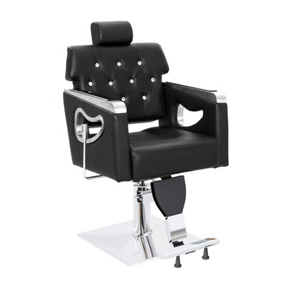 Fauteuil de coiffure avec appui-tête et dossier en acrylique