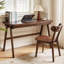 Bureau d'ordinateur 100% bois d'hévéa massif-268301320
