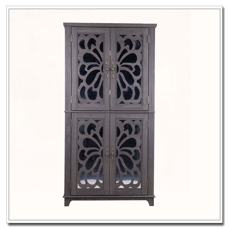 Buffet avec 4 portes à miroir Cabinets