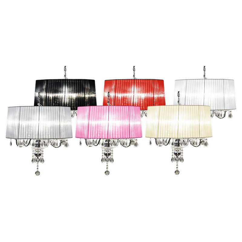 Warwick 5 - Light Drum Chandelier, Black
