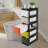 5 Tier Bathroom Storage Cabinet Narrow Floor Standing Storage Cabinet-264118978