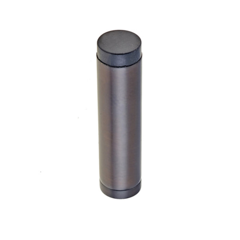 Brass Baseboard Door Stop, Dark Bronze