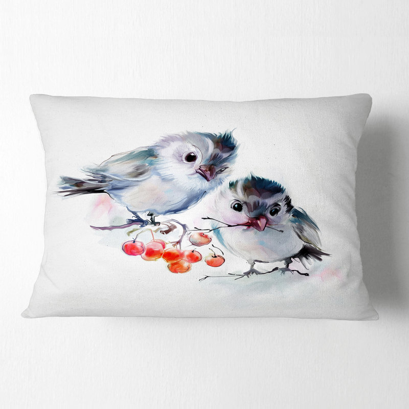 Coussins d’animaux sur branche avec baies lombaires