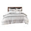 Ensemble de housse de couette en coton imprimé avec garnitures