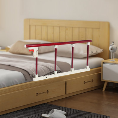 Barrière de lit Poignée de sécurité de lit pour personnes âgées, adultes, soins à domicile, hôpital