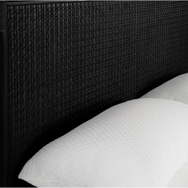 Naples Low Profile Standard Bed, King, Black