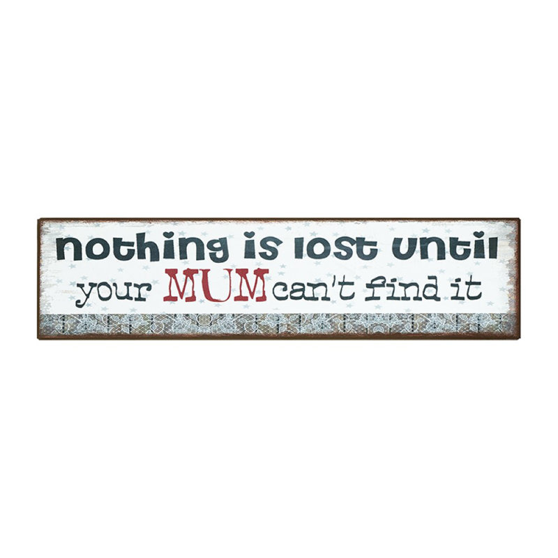Nothing Is Lost Sign