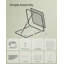 LEDREM Foldable Football Net